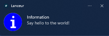 Message example